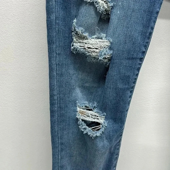 Judy Blue Skinny  Denim Jeans Jean High Rise Distressed Ripped Boyfriend 9 / 29 - Picture 4 of 11